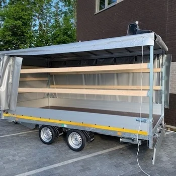 Remorque EDUARD avec bâche haute coulissante – 2700 kg