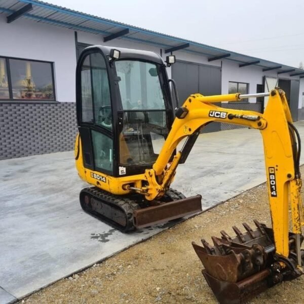 Mini Pelle JCB 8014 d’Occasion (2007) – 1,4T + 3 Godets